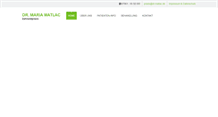 Desktop Screenshot of dr-matlac.de